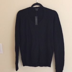 Theory JUWAN Sweater, SZ S, NWT, $295, Black